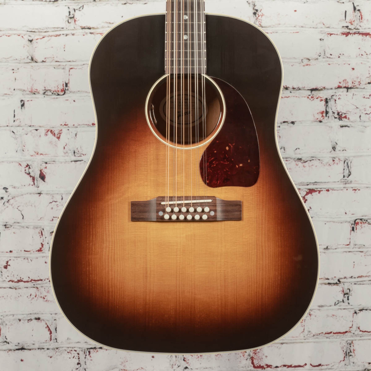 Gibson J 45 Standard 12 String Acoustic Electric Guitar Vintage Sunburst X1021