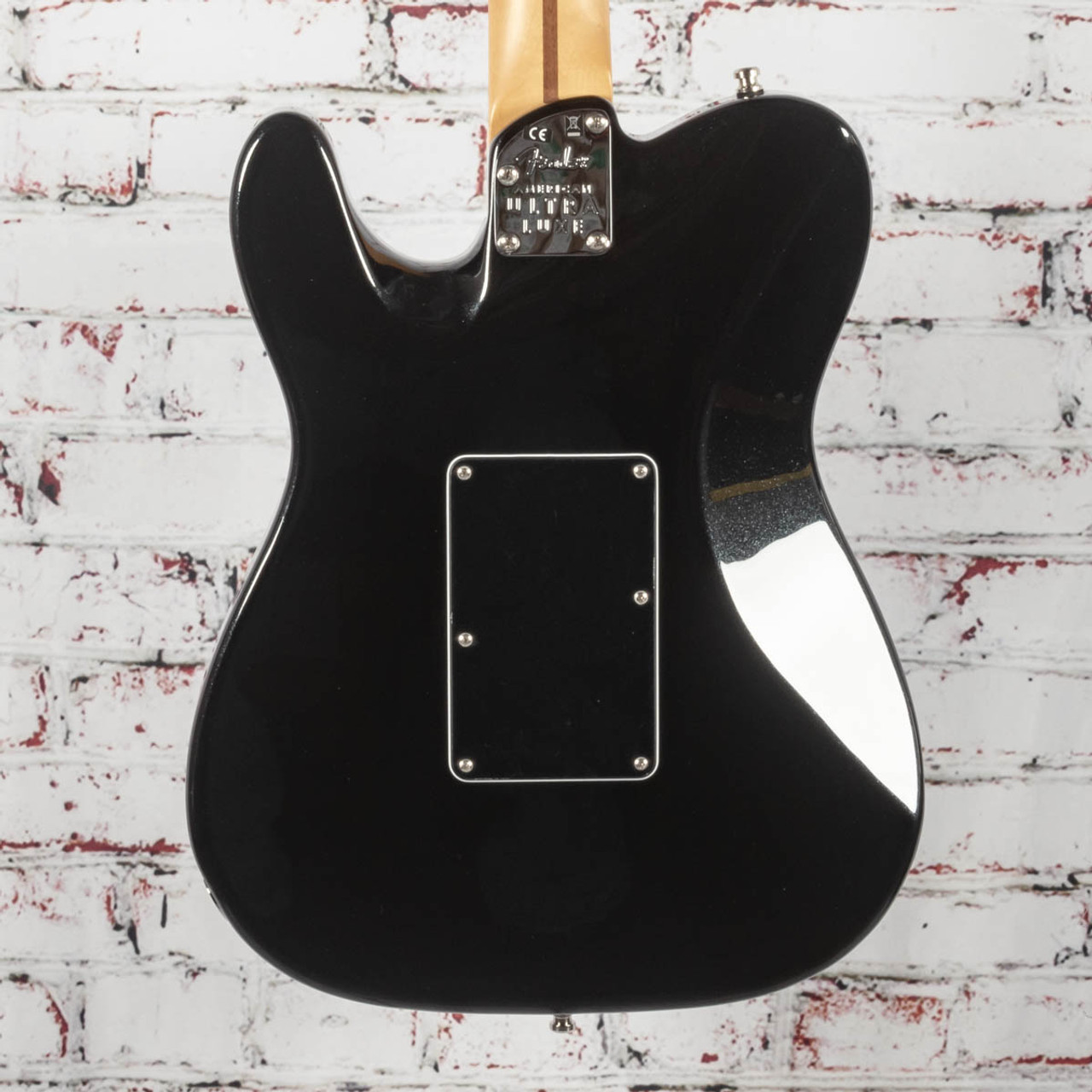 Fender American Ultra Luxe Telecaster Floyd Rose HH, Maple Fingerboard,  Mystic Black