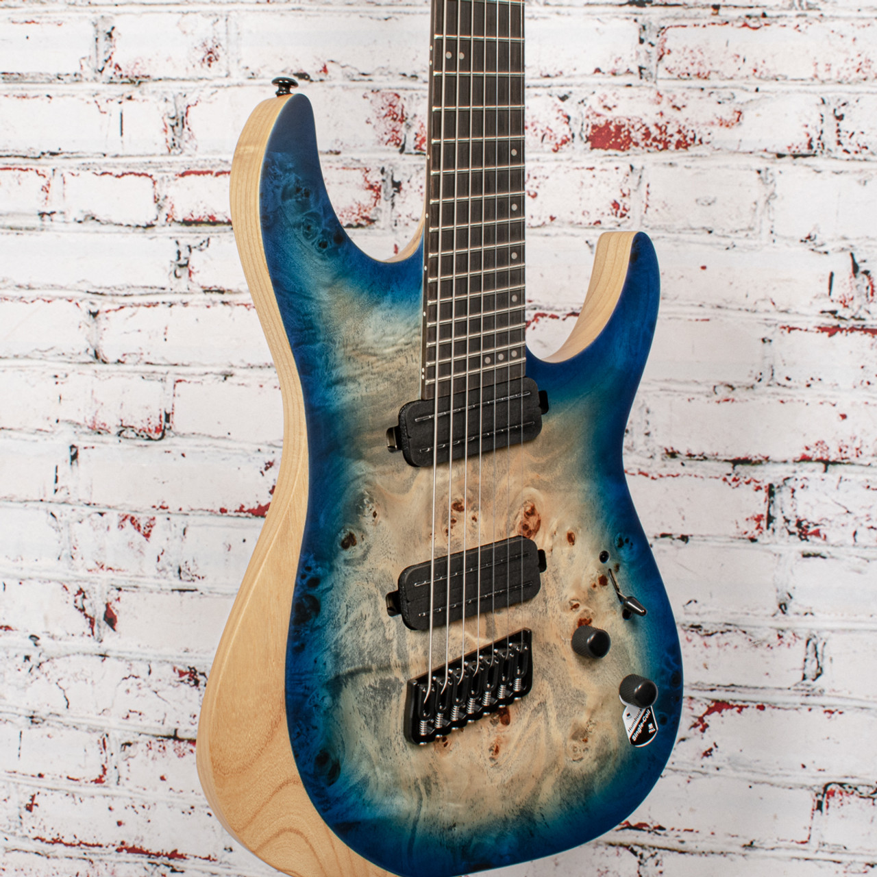 Schecter Reaper-7 Multiscale Electric Guitar, Satin Sky Burst