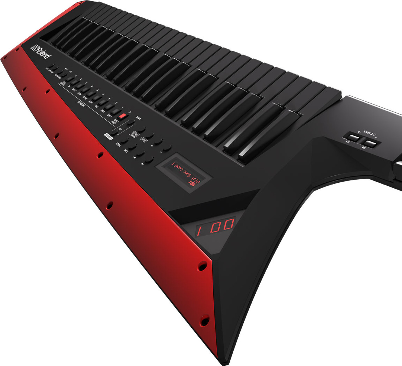 Roland - AX-Edge - Keytar Synthesizer - 49-Key - Black