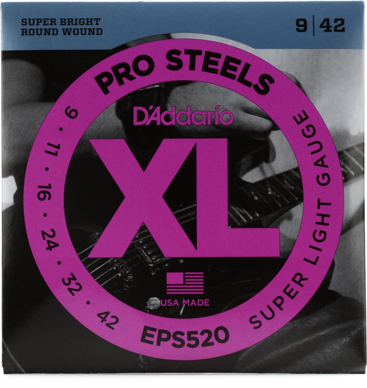 D'Addario Pro Steel Super Light EPS520 9-42 (EPS520)