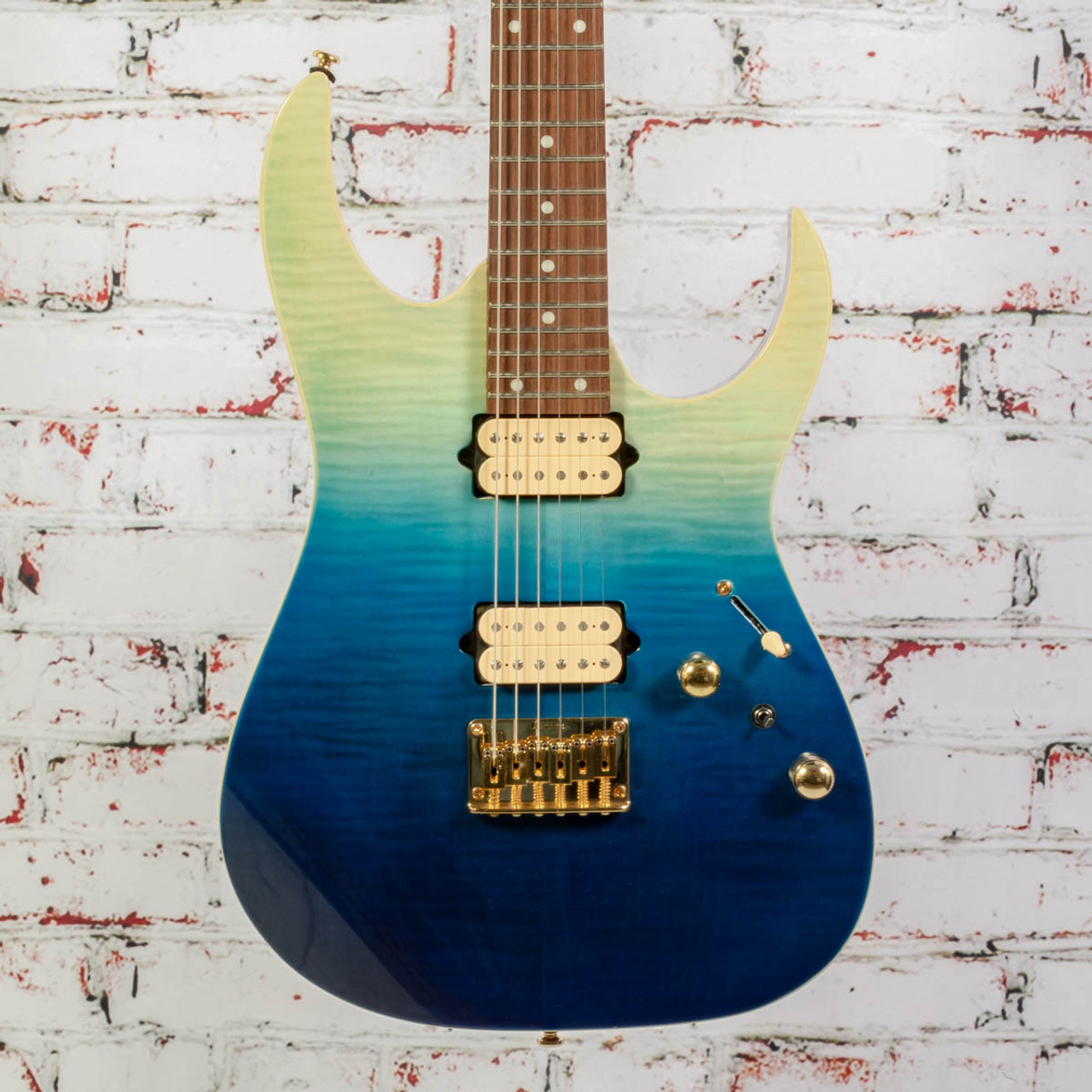 Ibanez RG421HPFMBRG - RG High Performance Electric Guitar - Blue Reef  Gradation