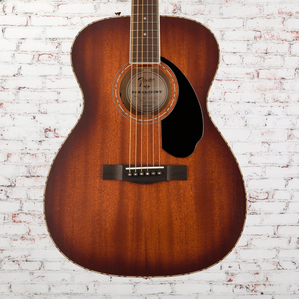 オール単板フェンダー Fender PO-220E Orchestra 3TVS Fender PO-220E Orchestra - Acoustic Guitar - Aged Cognac Burst