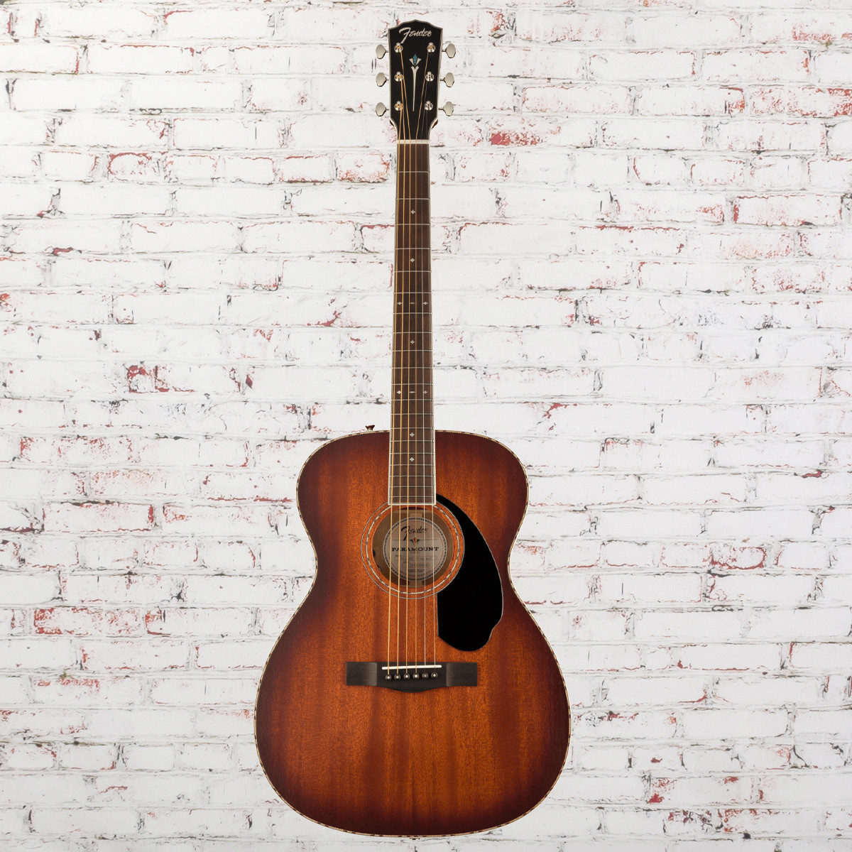 Fender PO-220E Orchestra - Acoustic Guitar - Aged Cognac Burst