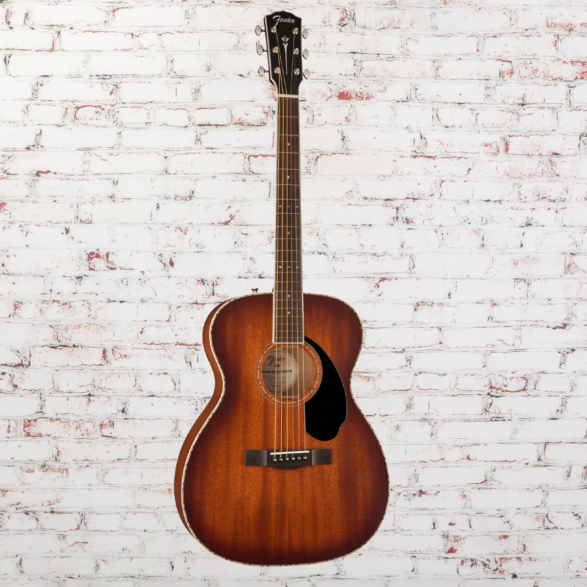 Fender PO-220E Orchestra - Acoustic Guitar - Aged Cognac Burst