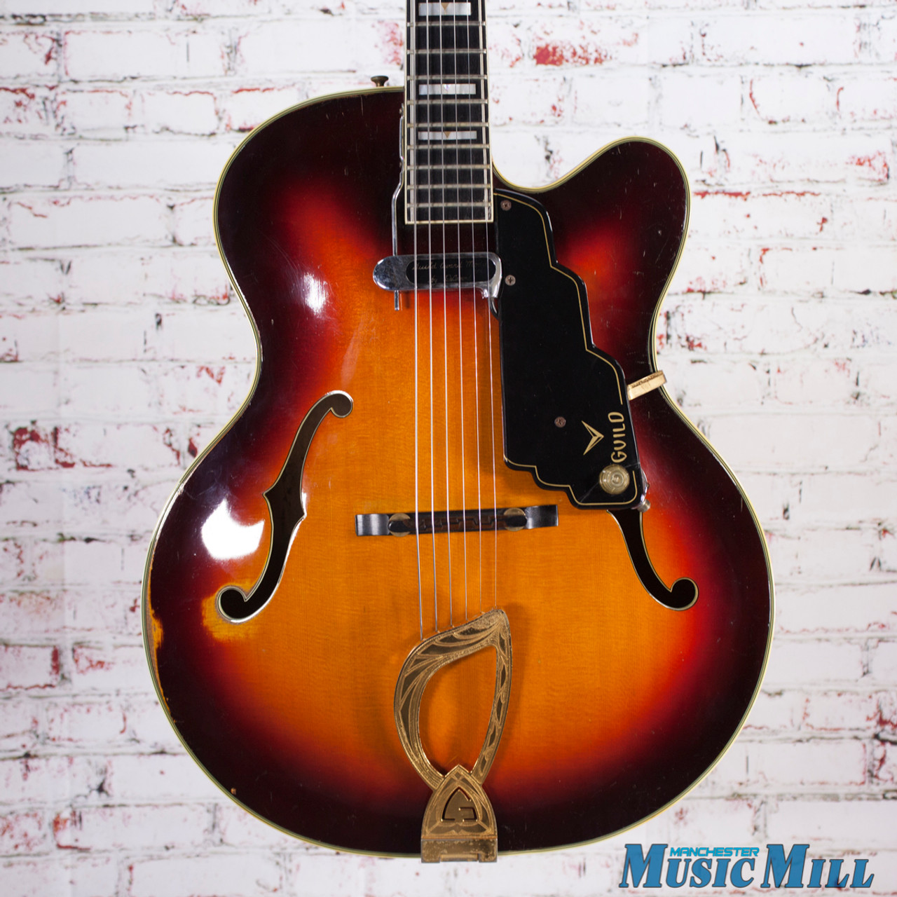 Vintage 1964 Guild Artist Award Archtop Hollow-Body Electric Guitar ...