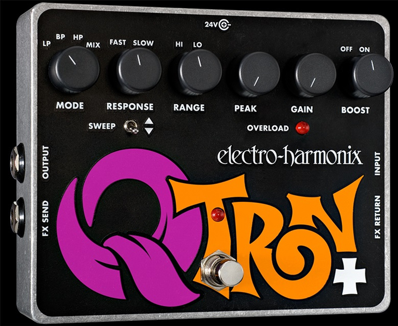 Electro Harmonix Qtron + Envelope Filter / Effects Loop Effect Pedal