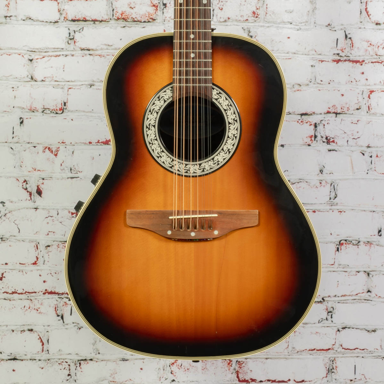 ovation guitar sunburst