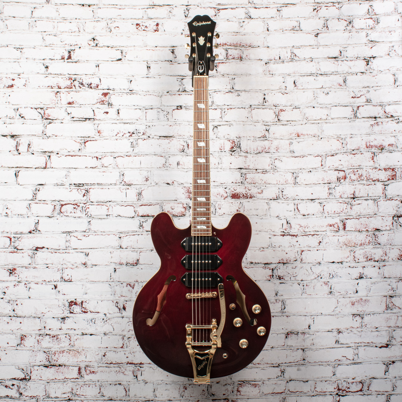 epiphone riviera wine red