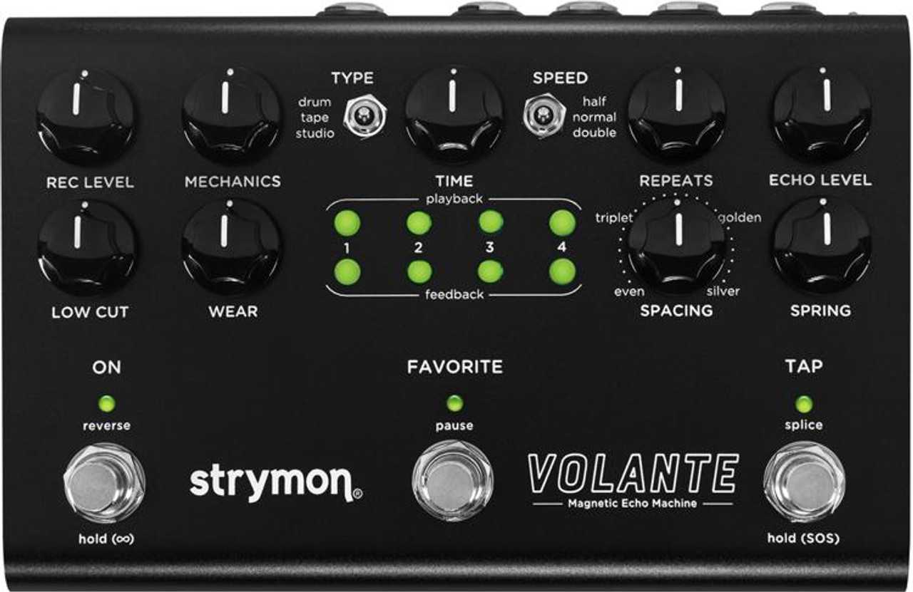 Strymon - Volante - Magnetic Echo Machine Pedal - Midnight Edition