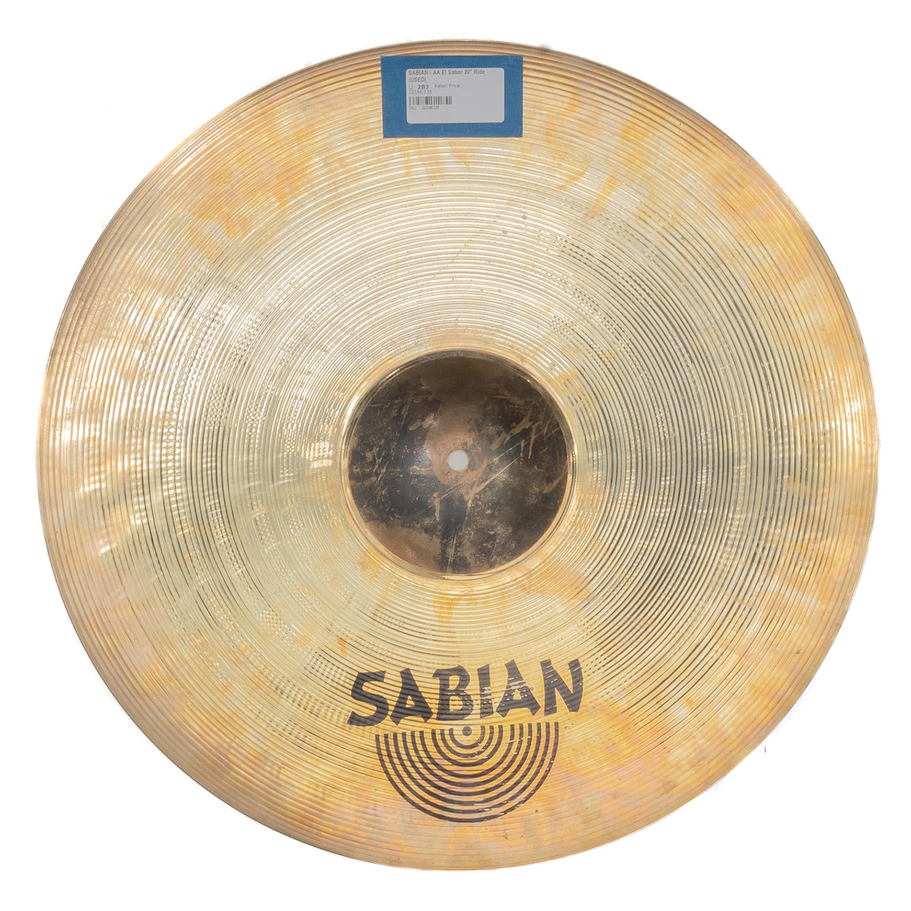 SABIAN テリーボジオ RADIA FLAT RIDE 20インチ