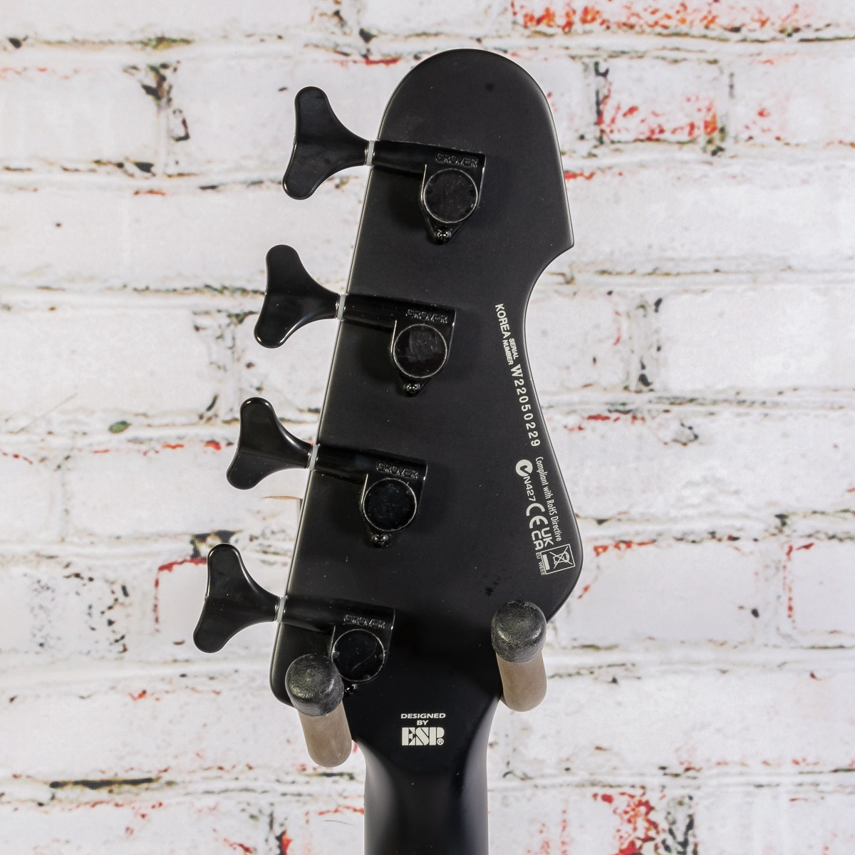 LTD by ESP - AP-4 - Black Metal Bass Guitar - Black Satin