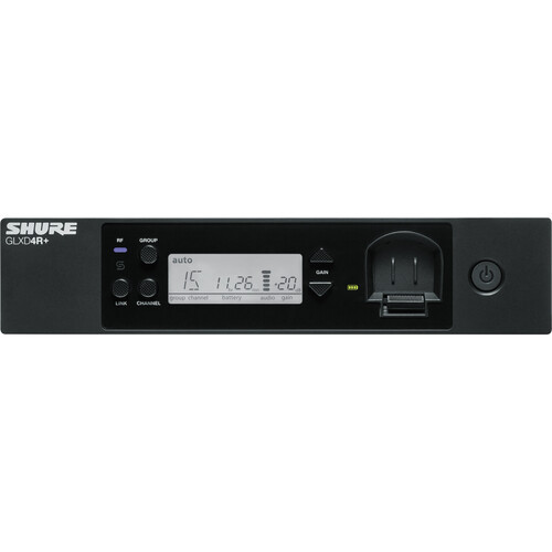 Shure - GLXD14R+/MX53-Z3 - Digital Wireless Rack System with MX153