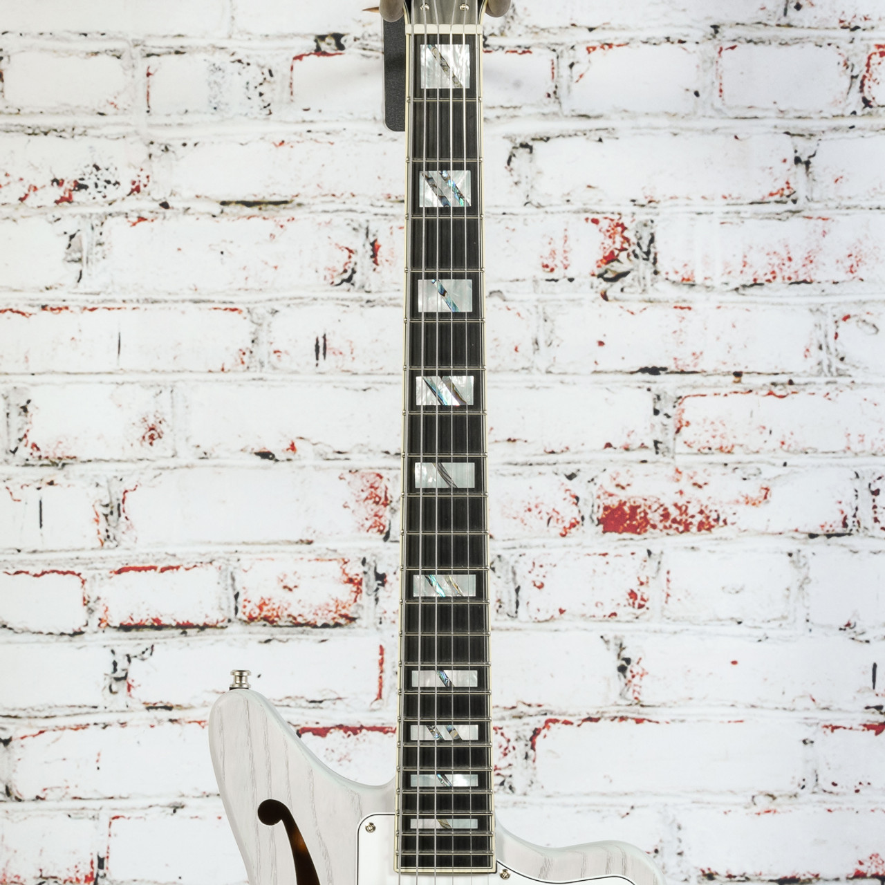 D'Angelico Deluxe Bedford SH LE Satin White Wash MMM Exclusive