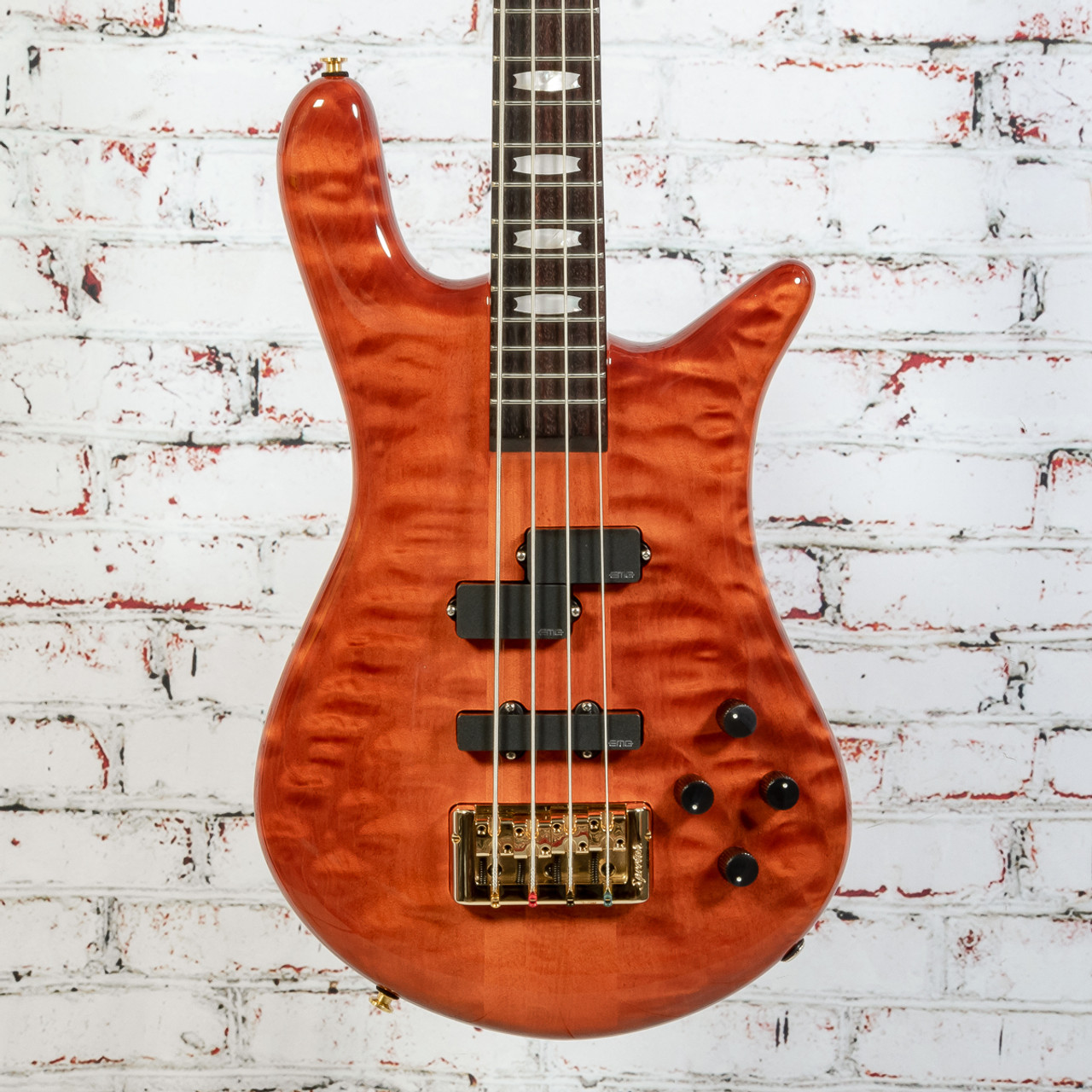 Spector - Euro 4 LX - Doug Wimbish Signature - 4-String Bass Guitar - Amber  Stain Gloss - w/ Gig Bag - x0124