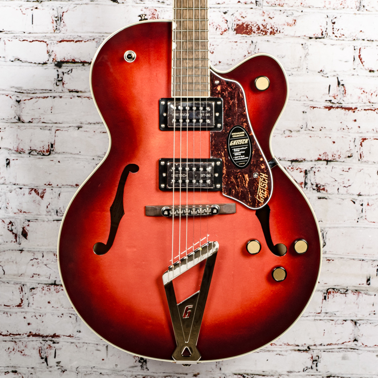 Gretsch G2420 Streamliner™ HLW SC WLNT Gretsch G2420 Streamliner Hollowbody Claret Burst – Tone