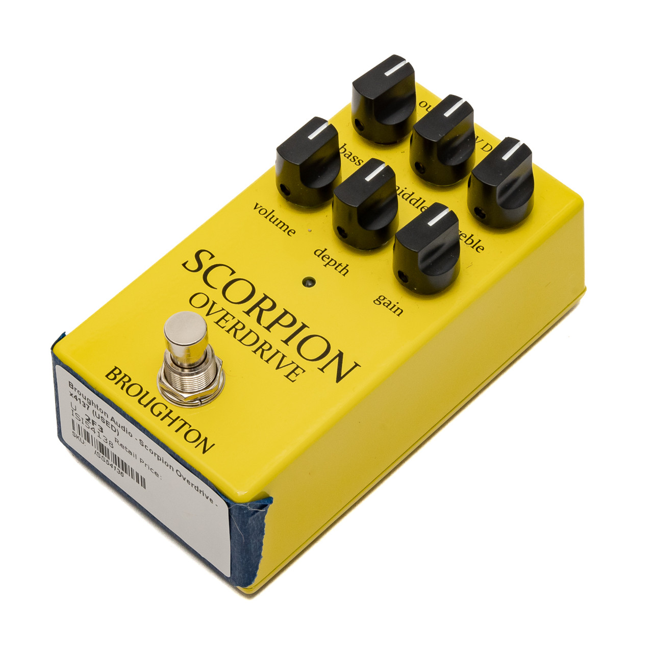 Broughton Audio - Scorpion - Overdrive Pedal -x4137 (USED)