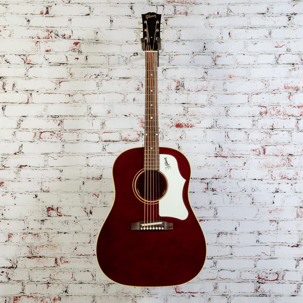 Gibson - 60s J-45 Original - Acoustic Guitar w/ Adjustable Saddle - Wine  Red - w/ Hardshell Case