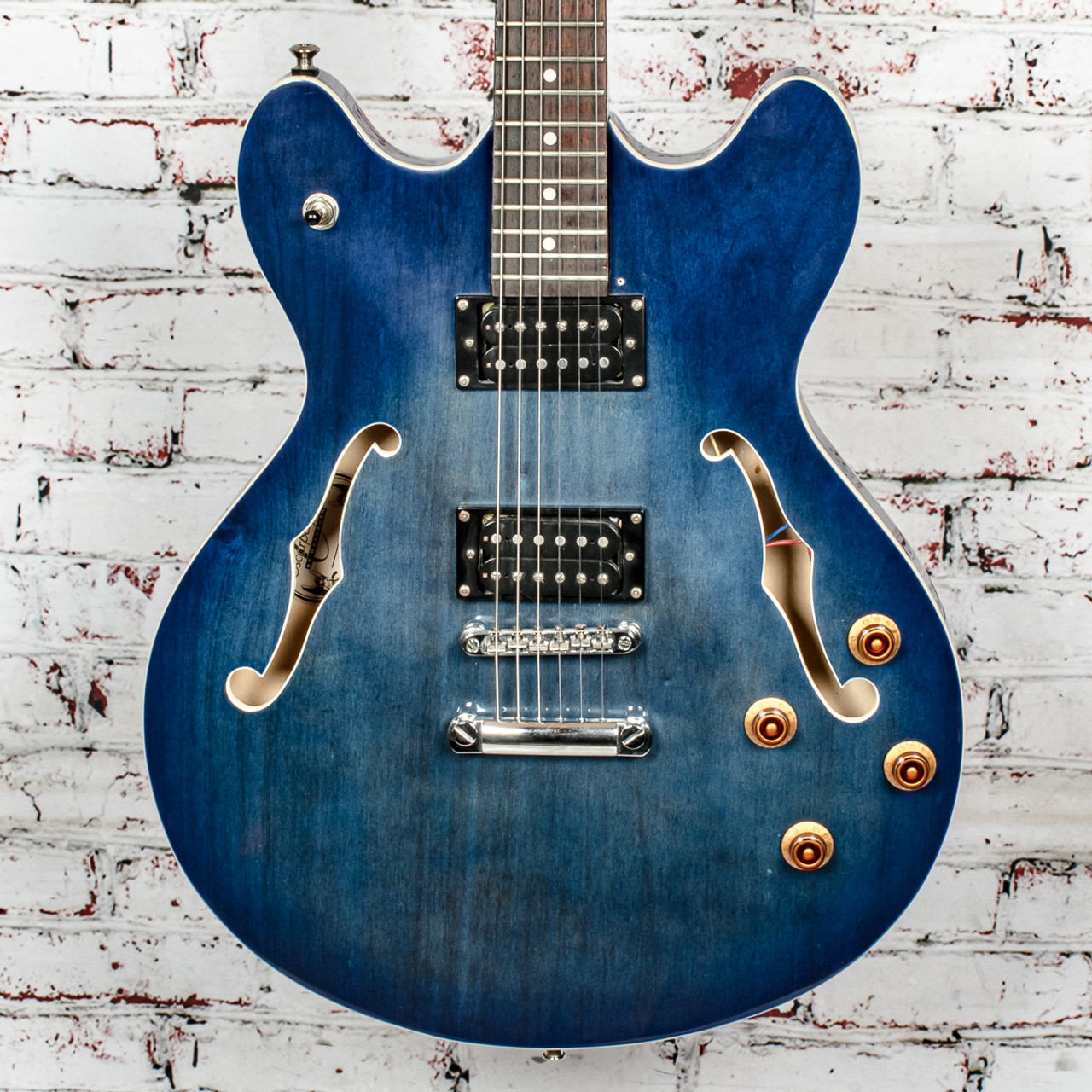 Oscar Schmidt - OE30 Delta King - Semi-Hollow Electric Guitar - Blue Fade -  x1996 (USED)