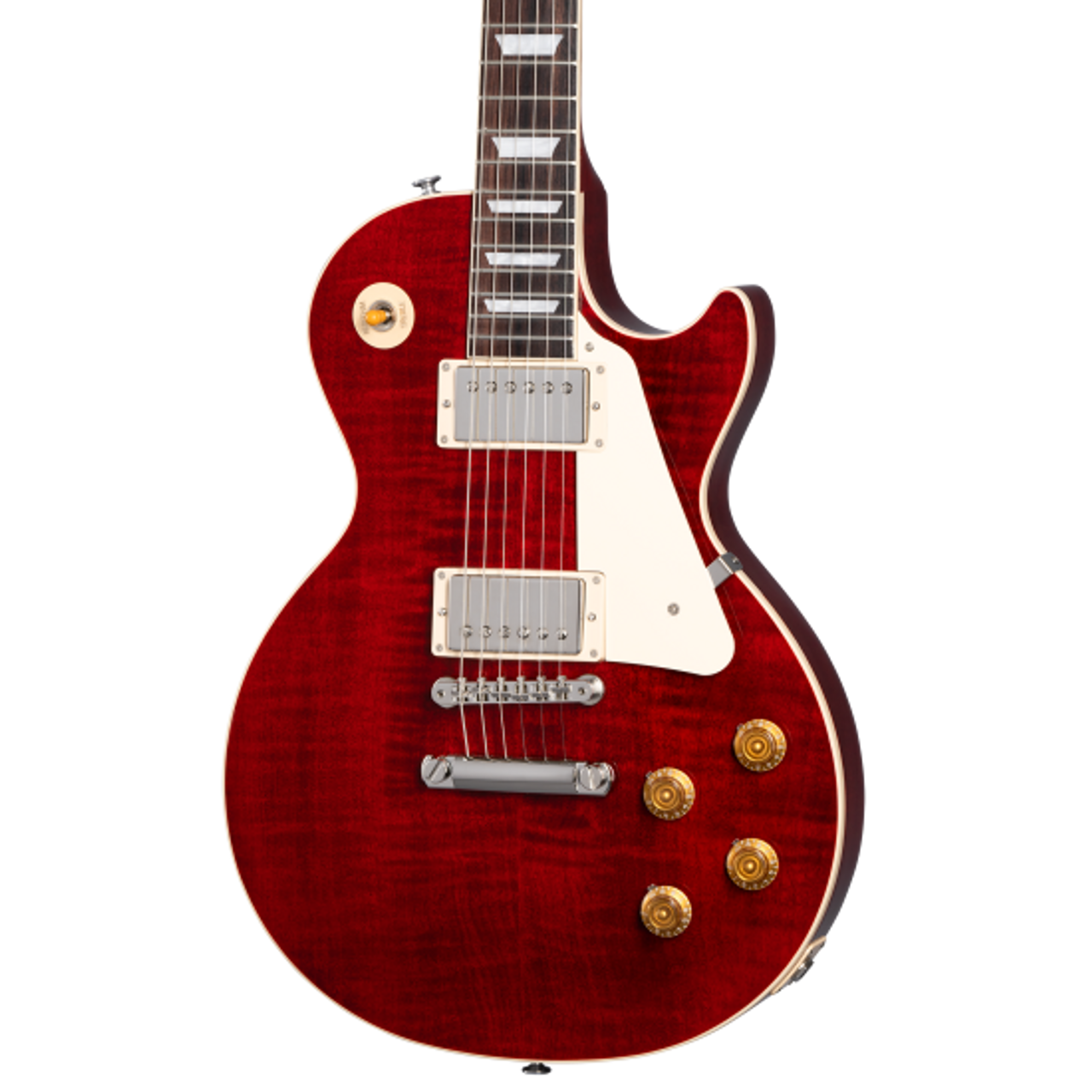 Gibson - Les Paul Standard 50s Figured Top - Electric Guitar - 60s Cherry -  w/ Hardshell Case