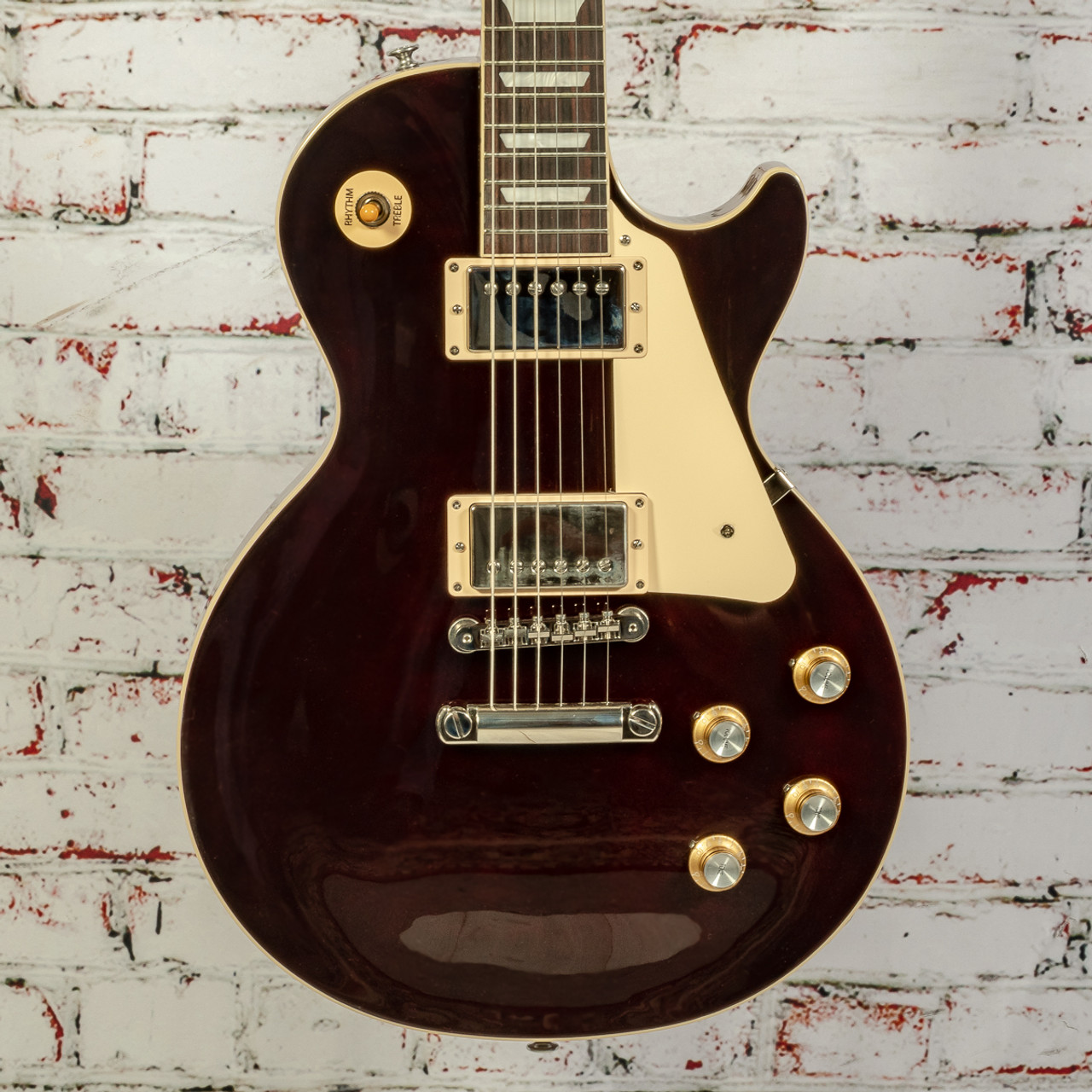 Gibson - Les Paul Standard 60s Figured Top - Electric Guitar - Translucent  Oxblood - w/ Hardshell Case