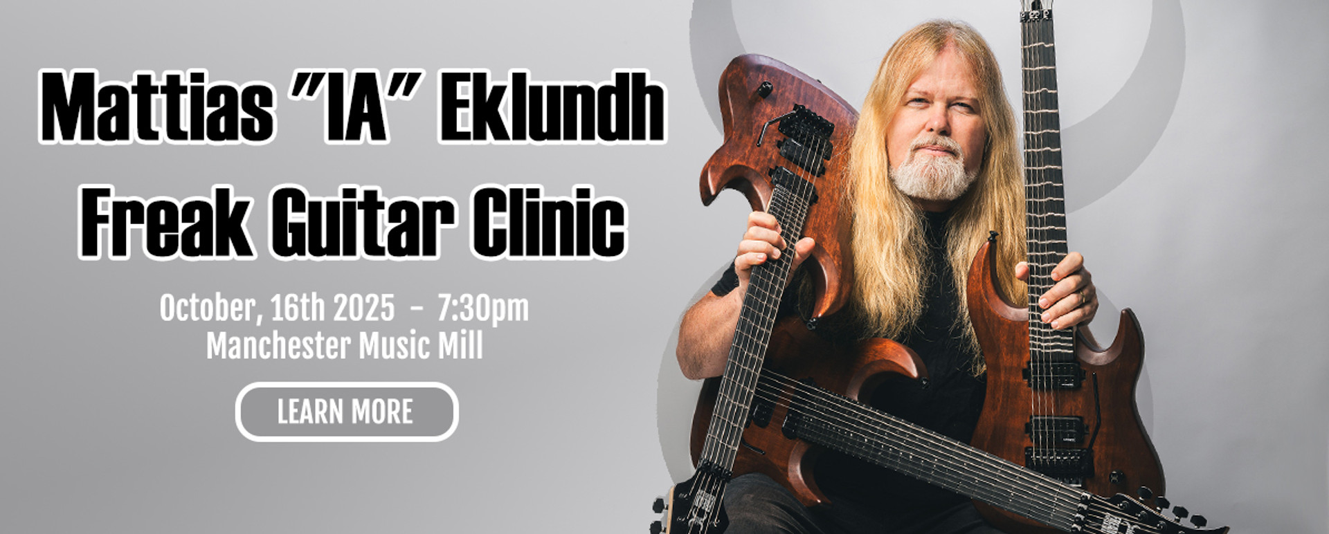 Mattias "IA" Eklundh Freak Guitar Clinic