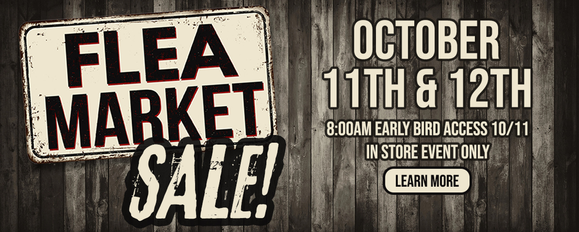 FLEA MARKET SALE