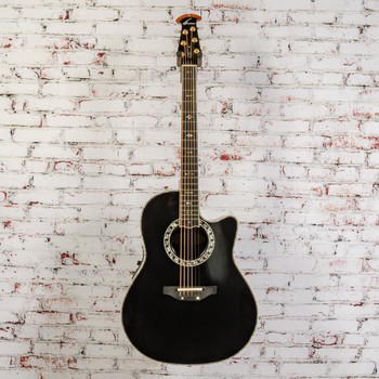 Ovation Custom Legend C779LX Acoustic-Electric Guitar, Black w/ Original Case x5142 (USED)