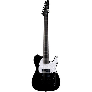 LTD ESP - SCT-607B - 7-String Baritone Electric Guitar -Black - w/ Hardshell Case