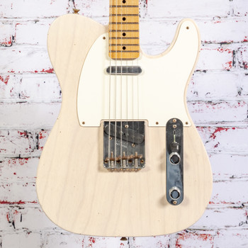 Fender - 1959 Telecaster Journeyman Relic - Electric Guitar w/ 1-Piece Rift Sawn Maple Neck Fingerboard -  Aged White Blonde - w/ Hardshell Case - x2037 USED