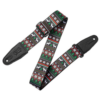 Levy's Leathers - Christmas Series MP2HDY-002 - Guitar Strap - Ugly Christmas Sweater