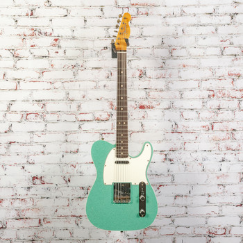 Fender - Custom Shop 1960 Telecaster Custom Journeyman - Electric Guitar - Seafoam Green Sparkle - w/ Hardshell Case - x9575