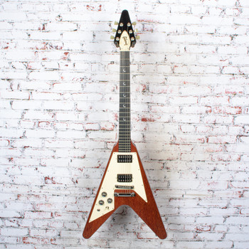Gibson - 2002 Crecent Moon Left Handed Flying V - Cherry Red - w/OHSC