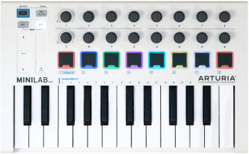 Arturia Minilab MKII MIDI Controller - White