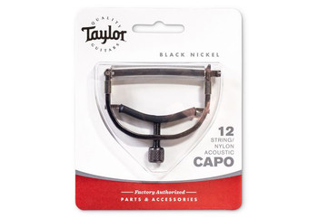 Taylor Capo - 12-String Guitar Capo/Nylon - Black Nickel