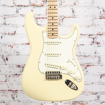 Fender Custom Shop '69 Stratocaster NOS Reverse Headstock HW Poblano Pickups - Scalloped Fingerboard - Vintage White (9217100396)