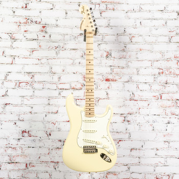 Fender Custom Shop '69 Stratocaster NOS Reverse Headstock HW Poblano Pickups - Scalloped Fingerboard -  Vintage White x8727