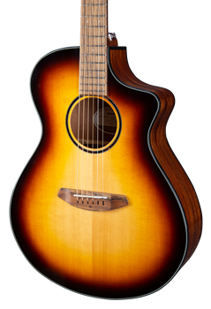 Breedlove - Discovery S Concert CE - Acoustic-Electric Guitar - Edgeburst -Sitka-African Mahogany - B-Stock