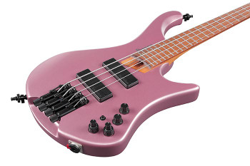 Ibanez Bass Workshop - EHB1000S - Headless 4-String Electric Bass Guitar - Pink Gold Metallic Matte