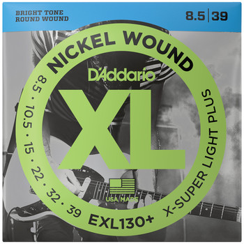 D'Addario EXL130+ - Electric Guitar Strings - XL X-Super Light - 8.5-39