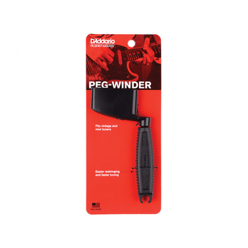 Planet Waves by D'Addario - PWPW1B - Peg Winder for Bass Guitar - Black