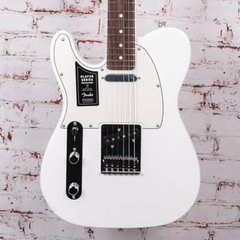 Fender Player Telecaster® Left-Handed Electric Guitar, Pau Ferro Fingerboard, Polar White