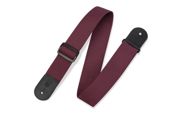 Levy's Classic Series - Poly Guitar Strap - Burgundy