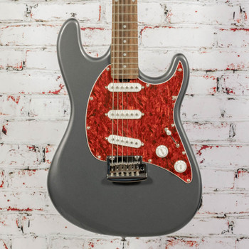 Sterling by MM Cutlass SSS Electric Guitar Charcoal Frost