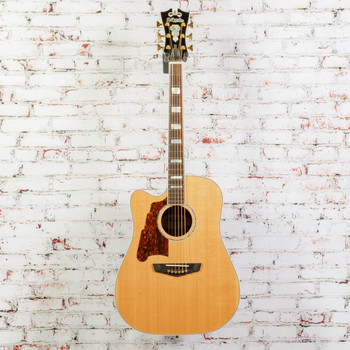 D'Angelico B-Stock Excel Dreadnought Left-Handed Acoustic Guitar Natural w/HSC x3352