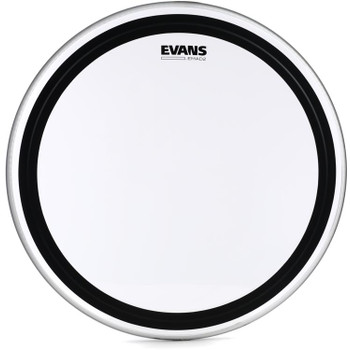 Evans - BD22EMAD2 - Bass Drum Batter Head - Clear - 22"