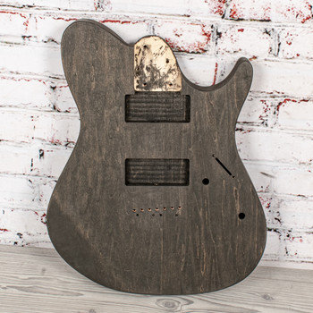 Unbranded - 7-String Telecaster-style Body Unfinished - Black Stain (USED)