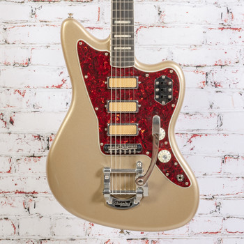 Fender - Gold Foil Jazzmaster® - Electric Guitar - Ebony Fingerboard - Shoreline Gold