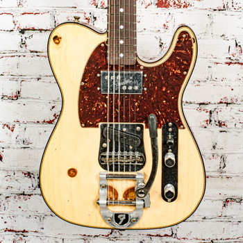 Fender - B2 LTD CuNiFe Telecaster® Electric Guitar - Custom Journeyman Relic® - Amber Natural - w/ Hardshell Case - x0296