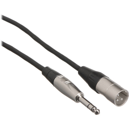 Hosa 15' Balanced Interconnect 1/4" TRS to XLR3M